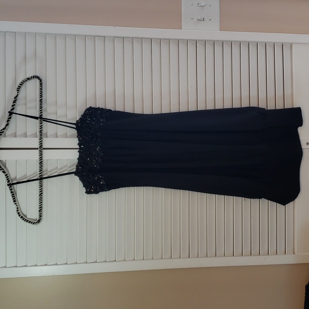 Deb Juniors Banded Bottom Sequins Dress